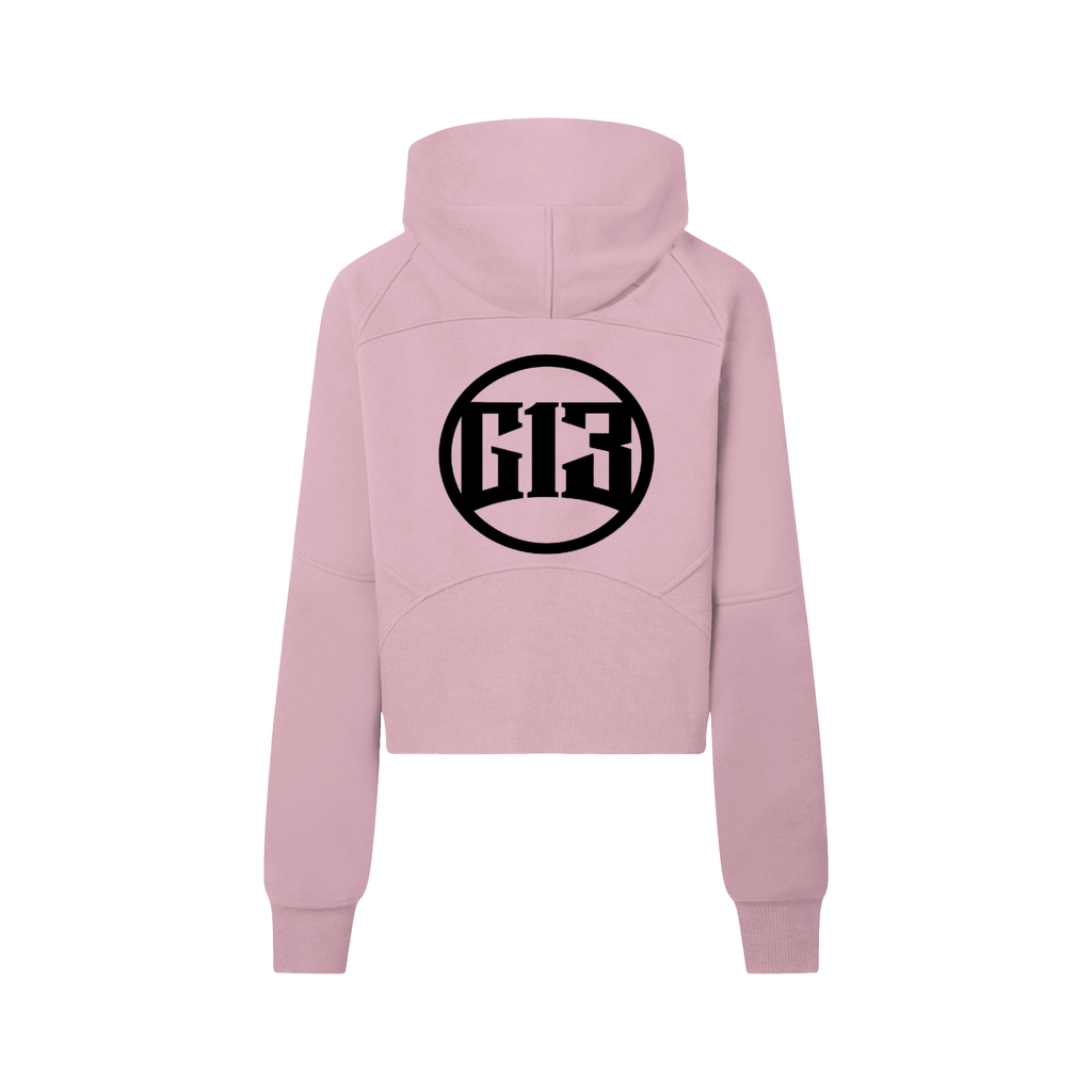 Cropped Half-Zip Hoodie