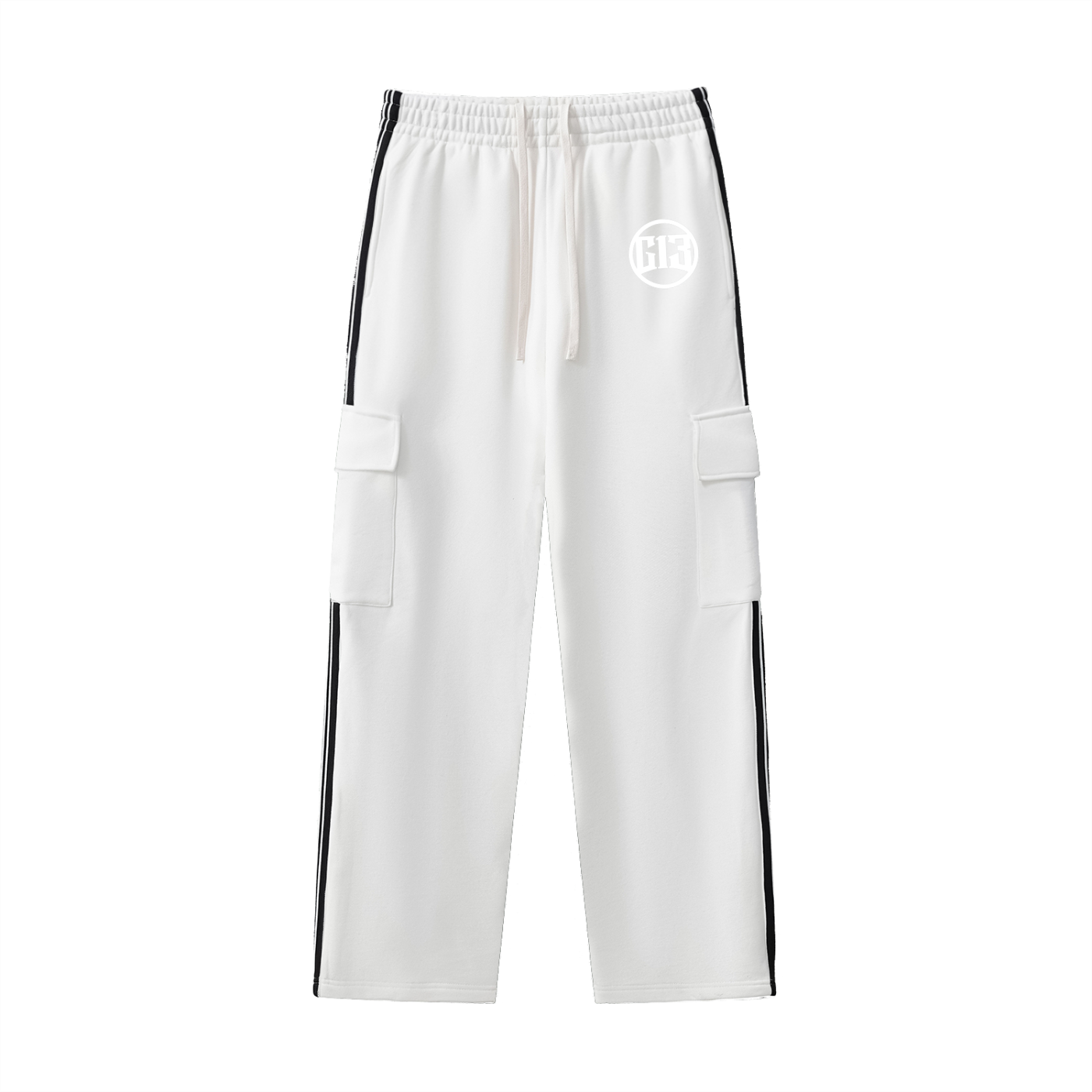 White Athletic Pants with black stripes - G13 Athletics in Midland, Michigan, United States