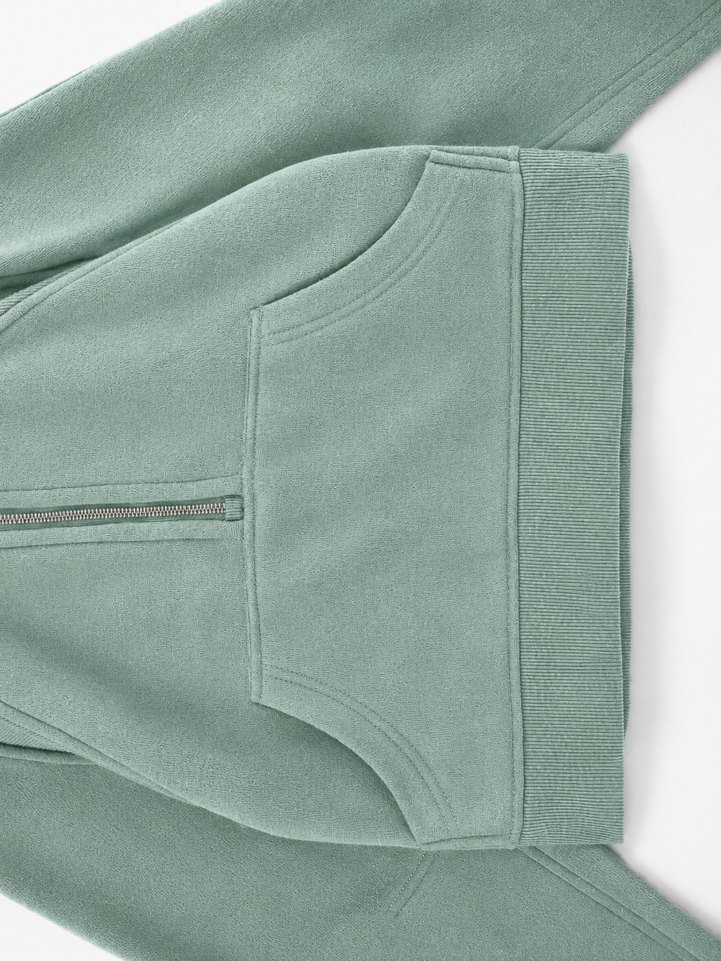 Cropped Half-Zip Hoodie