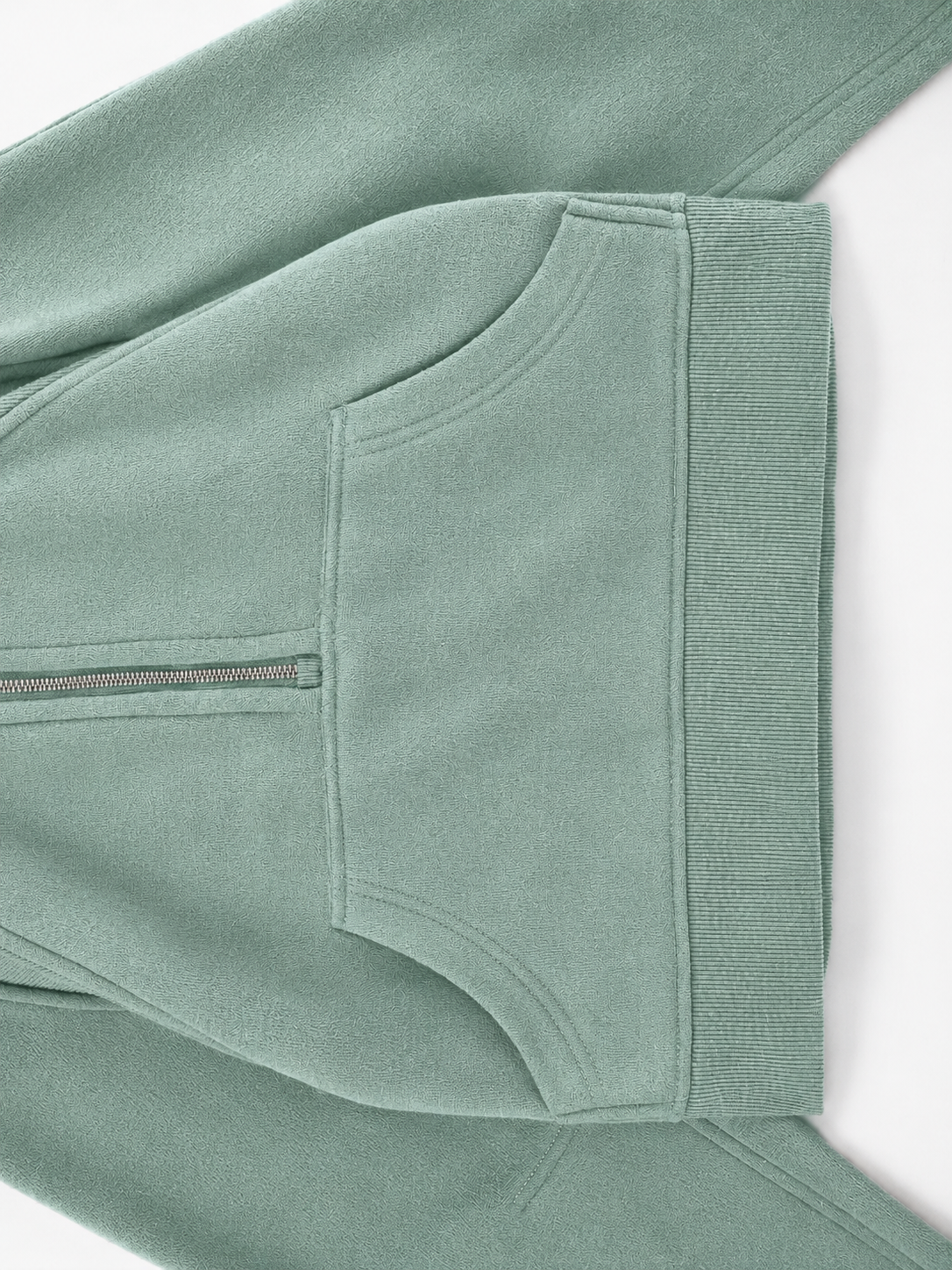Cropped Half-Zip Hoodie