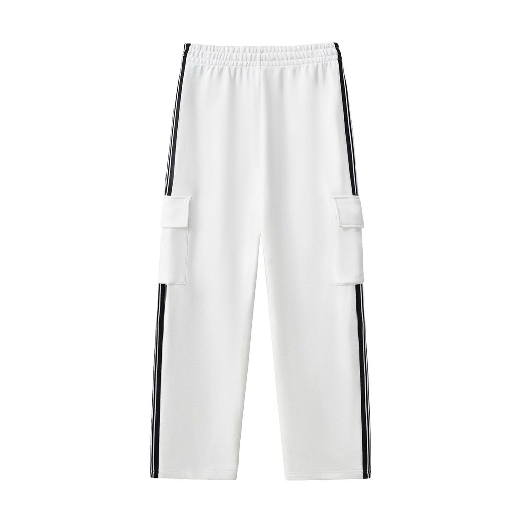 White Athletic Pants with black stripes - G13 Athletics in Midland, Michigan, United States