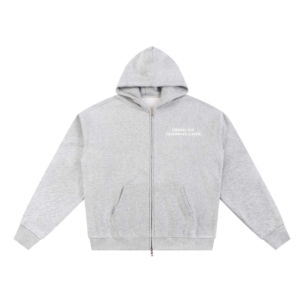 Grind First Zip up Hoodie