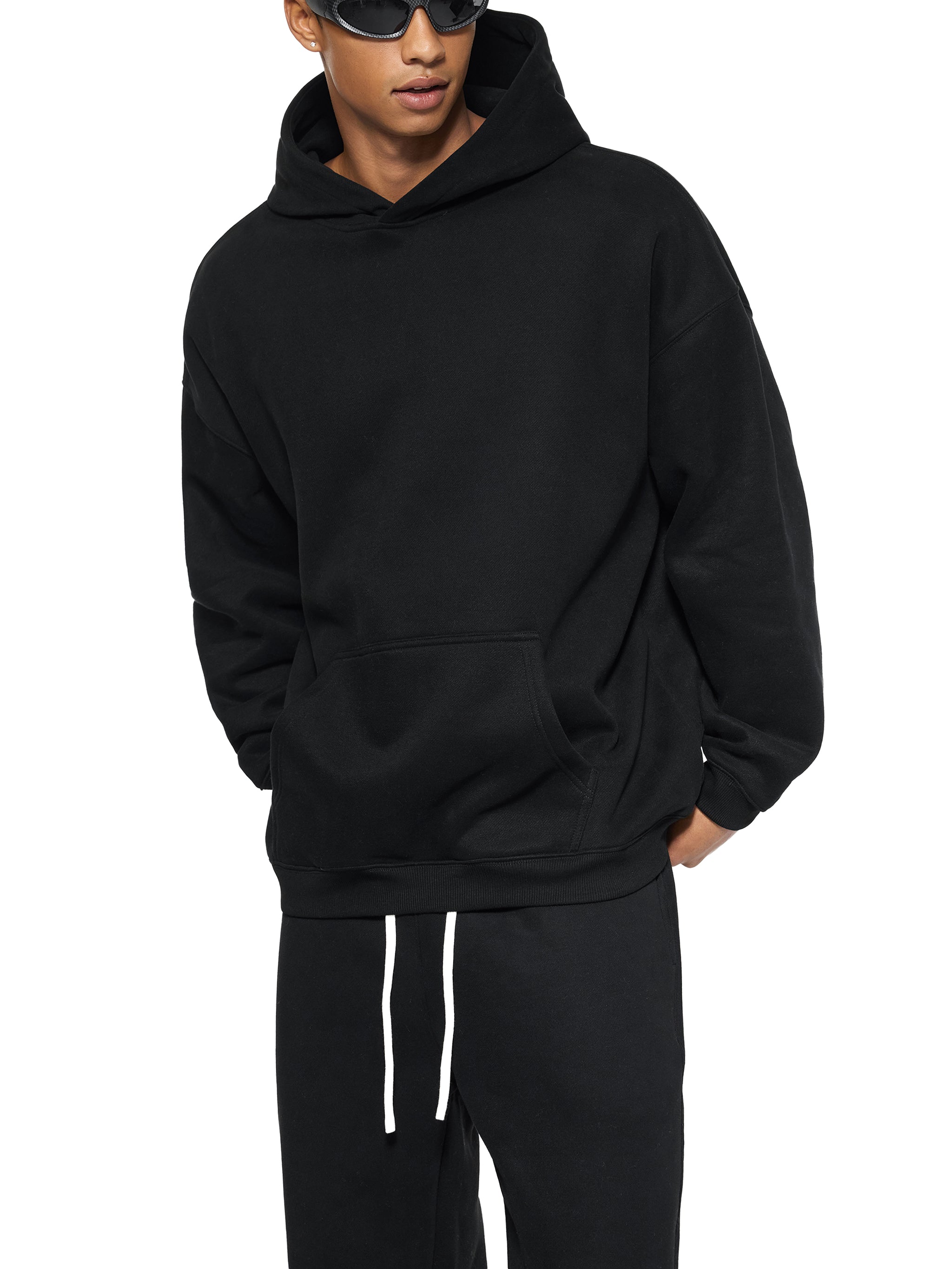 Goals Over Emotions Fleeced Hoodie