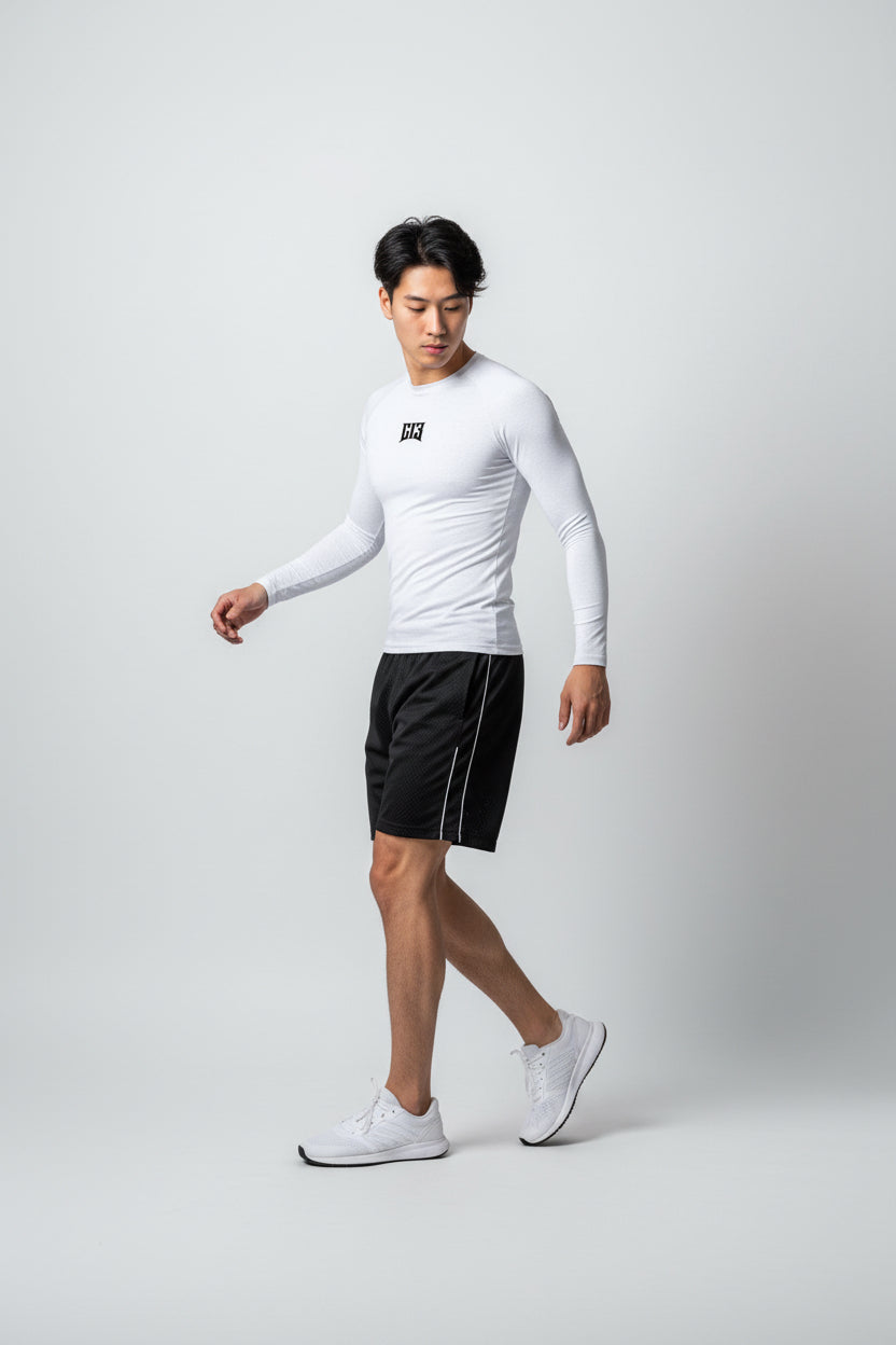 Men's white Athletic  long sleeve shirt - G13 Athletics in Midland, Michigan, United States