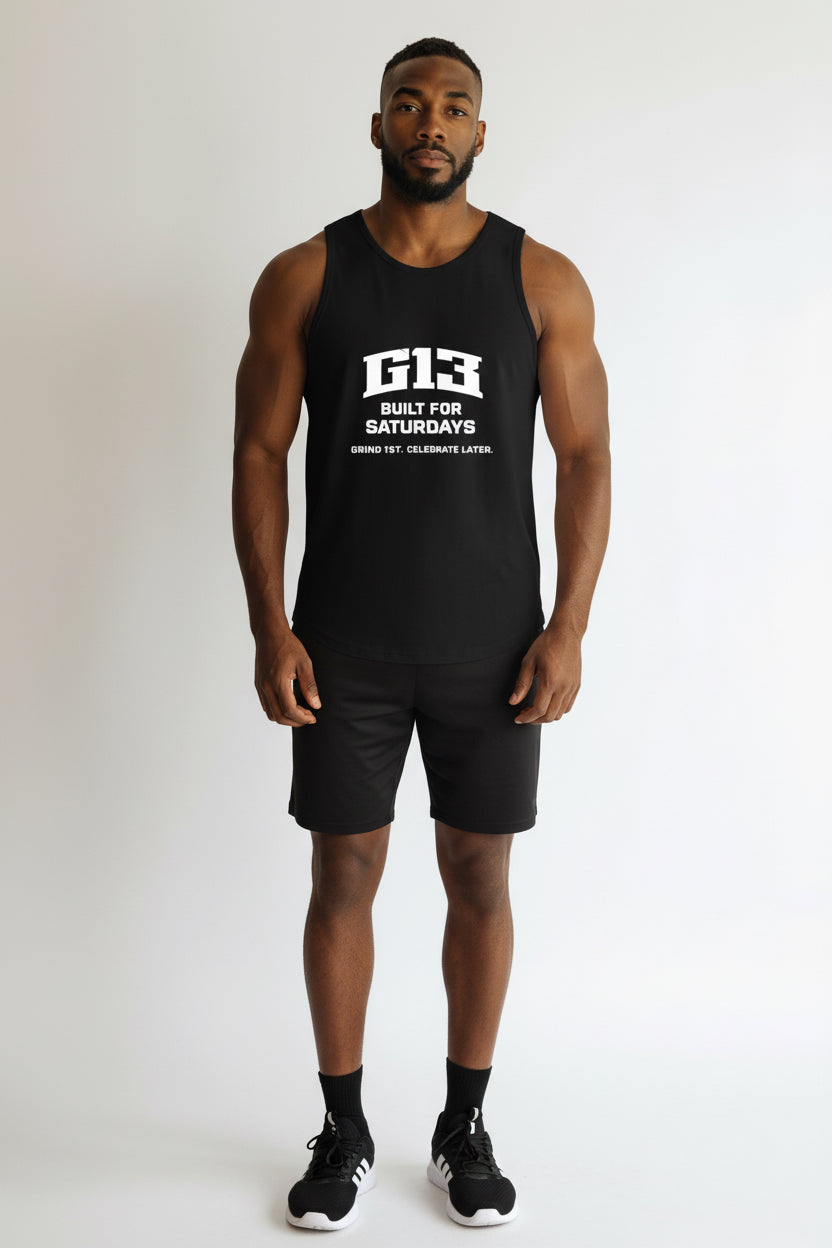 Men's black athletic tank top - G13 Athletics in Midland, Michigan, United States