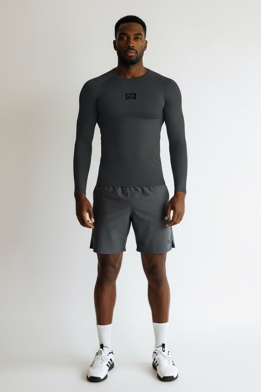 Men's Dark Gray Athletic  long sleeve shirt - G13 Athletics in Midland, Michigan, United States