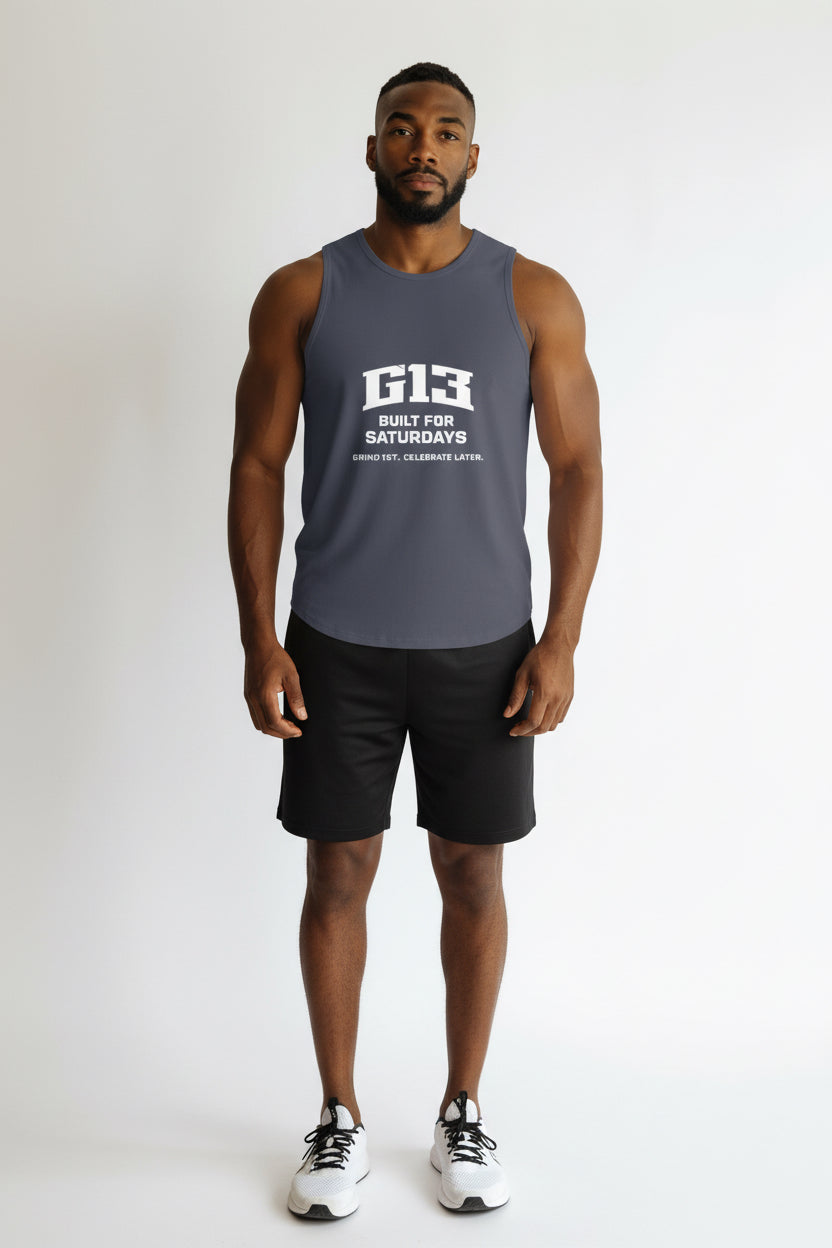Men's grey athletic tank top - G13 Athletics in Midland, Michigan, United States