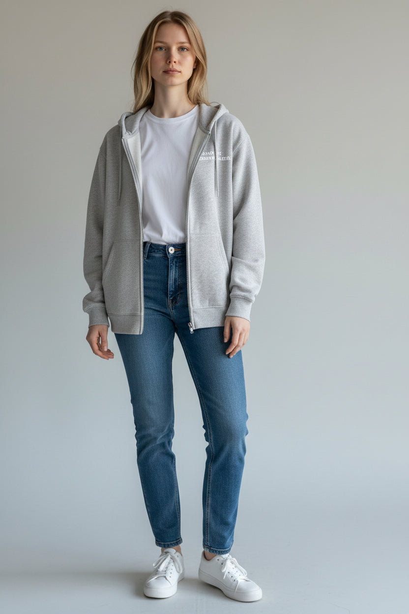 Women's light grey athletic zip-up - G13 Athletics in Midland, Michigan, United States